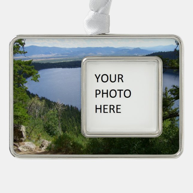 Phelps Lake I at Grand Teton National Park Christmas Ornament (Front)