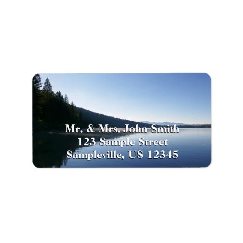 Phelps Lake II at Grand Teton National Park Label