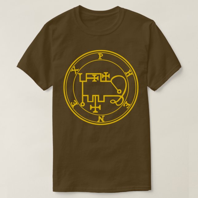 Phenex Sigil Transforms Your Life Yellow T-Shirt (Design Front)