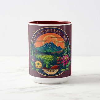 PHENO BANK, Surreal, seed, plant Two-Tone Coffee Mug