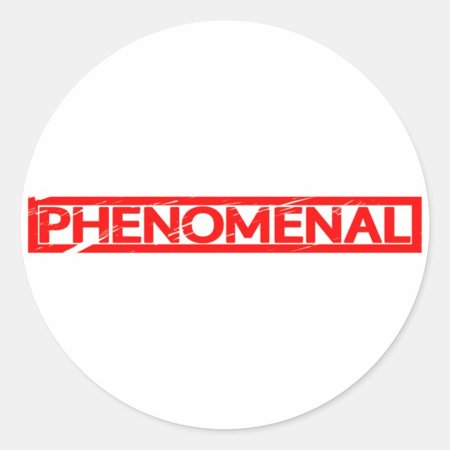 Phenomenal Stamp Classic Round Sticker (Front)