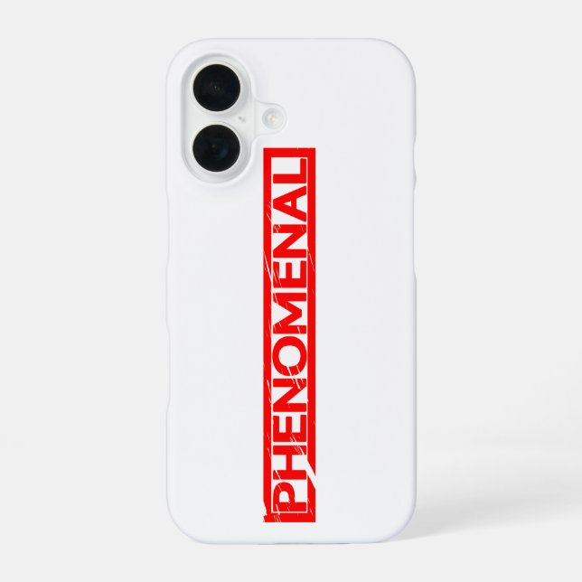 Phenomenal Stamp Iphone Case (Back)