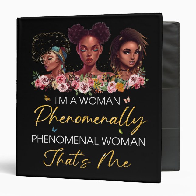 Phenomenal woman Binder (Front/Inside)