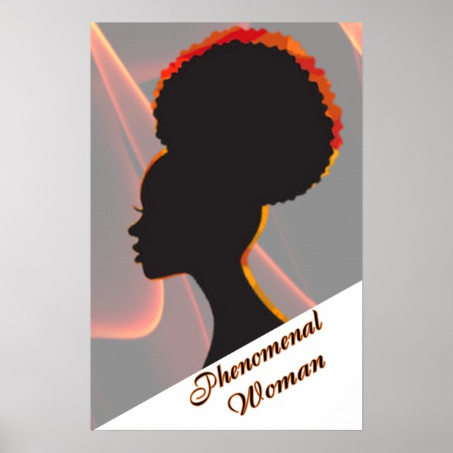Phenomenal Woman Poster (Front)
