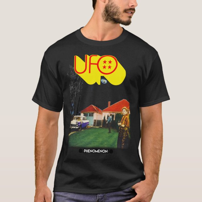 Phenomenon by UFO - Classic Old School Heavy Metal T-Shirt (Front)