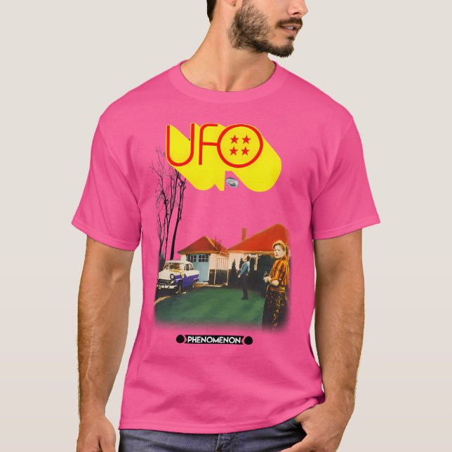 Phenomenon By Ufo - Old School Heavy Metal  Nwobhm T-Shirt (Front)