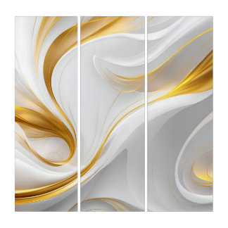 Phenomenon Flow White Gold S01 Triptych