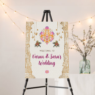 Phera Welcome signs Hindu Wedding Welcome sign