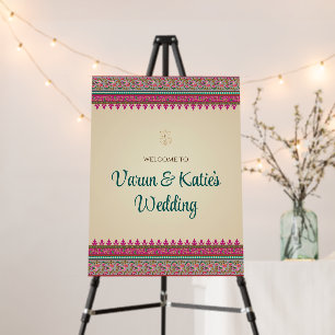 Phera welcome signs & Indian Welcome Wedding sign
