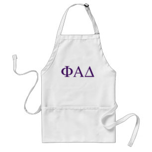 Phi Alpha Delta Greek Letters Adult Apron