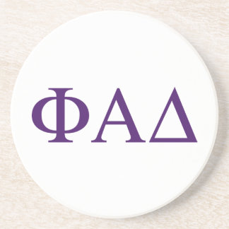 Phi Alpha Delta Greek Letters Coaster