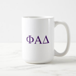 Phi Alpha Delta Greek Letters Coffee Mug