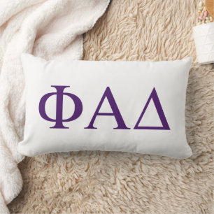 Phi Alpha Delta Greek Letters Lumbar Pillow