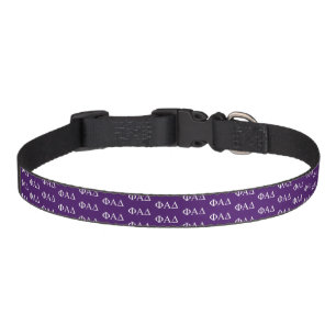 Phi Alpha Delta Greek Letters Pet Collar