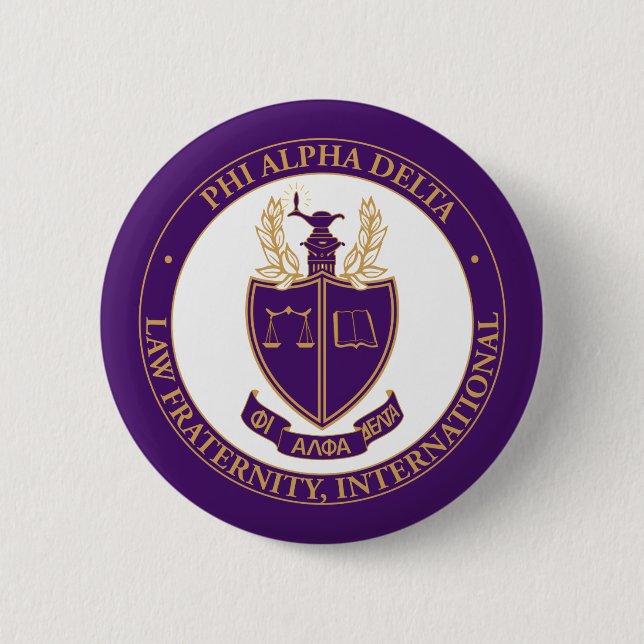 Phi Alpha Delta Logo Button (Front)