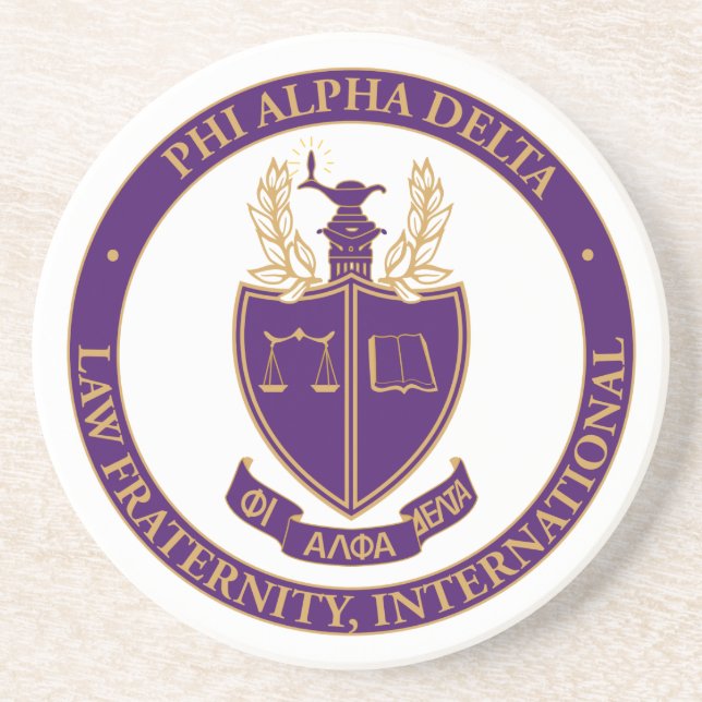 Phi Alpha Delta Logo Coaster (Front)