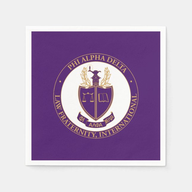 Phi Alpha Delta Logo Napkins (Front)