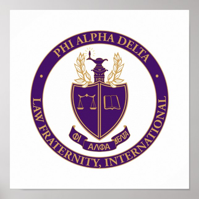 Phi Alpha Delta Logo Poster (Front)
