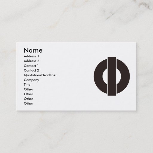 Customizable PHI BUSINESS CARD TEMPLATES