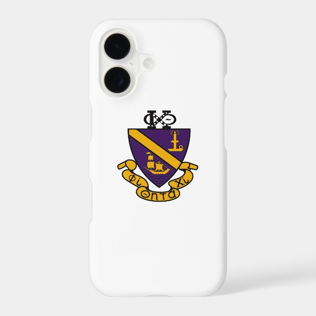 Phi Chi Theta | Color Crest Case-Mate iPhone Case (Back)
