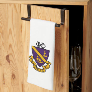Phi Chi Theta Color Crest Kitchen Towel