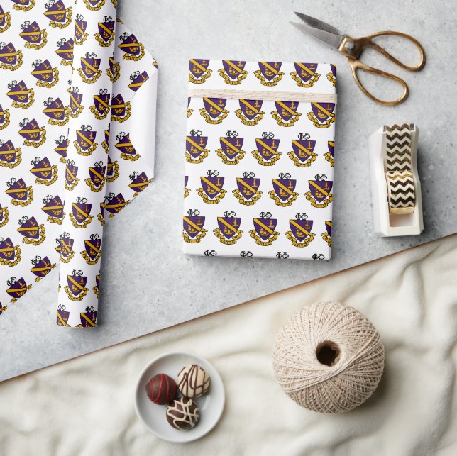 Phi Chi Theta | Color Crest Wrapping Paper (Crafts)