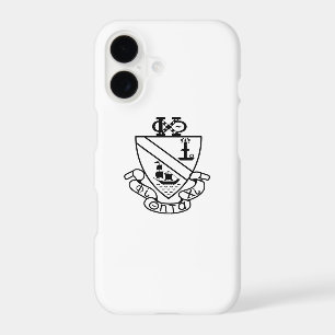 Phi Chi Theta Crest B&W iPhone 17 Case