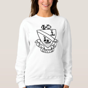 Phi Chi Theta Crest B&W Sweatshirt