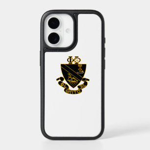 Phi Chi Theta Crest Gold and Black iPhone 17 Case