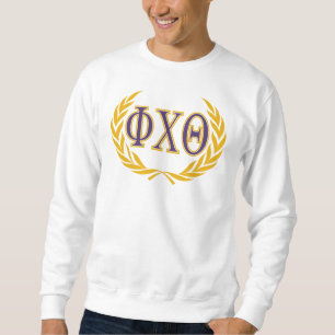 Phi Chi Theta Greek with Wreath Sweatshirt