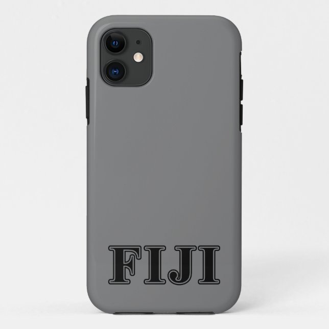 Phi Gamma Delta Black Letters Case-Mate iPhone Case (Back)