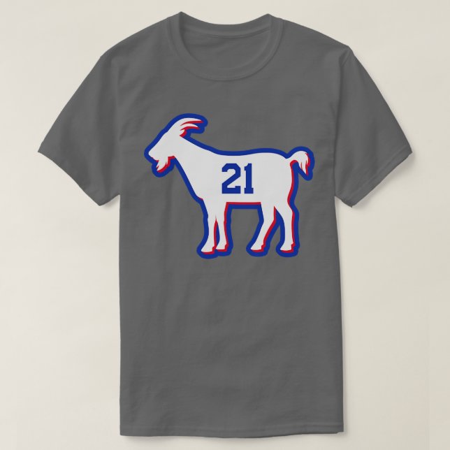PHI GOAT 21 Blue T-Shirt (Design Front)