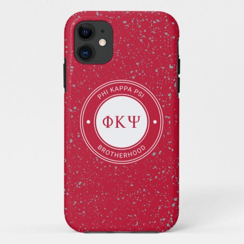 Phi Kappa Psi  Badge iPhone 11 Case