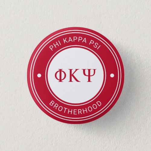 Phi Kappa Psi  Badge Pinback Button