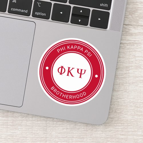 Phi Kappa Psi  Badge Sticker