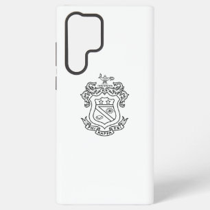Phi Kappa Psi Fraternity Official Coat of Arms B&W Samsung Galaxy S22 Ultra Case