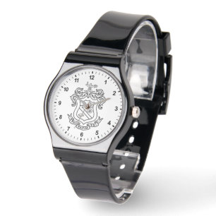 Phi Kappa Psi Fraternity Official Coat of Arms B&W Watch