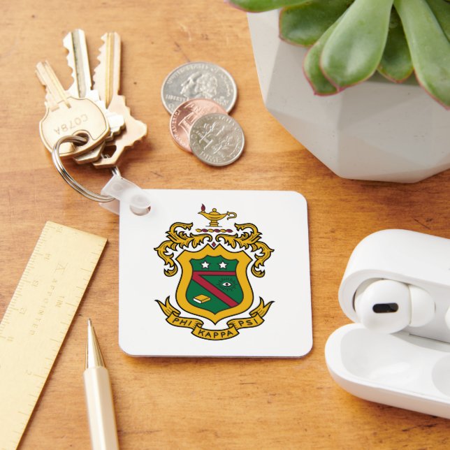 Phi Kappa Psi Fraternity Official Coat of Arms Keychain (Desk)