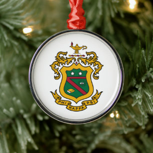 Phi Kappa Psi Fraternity Official Coat of Arms Metal Ornament