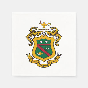 Phi Kappa Psi Fraternity Official Coat of Arms Napkins