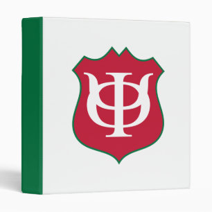 Phi Kappa Psi Fraternity Shield Logo 3 Ring Binder
