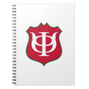 Phi Kappa Psi Fraternity Shield Logo Notebook