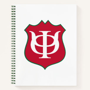 Phi Kappa Psi Fraternity Shield Logo Notebook