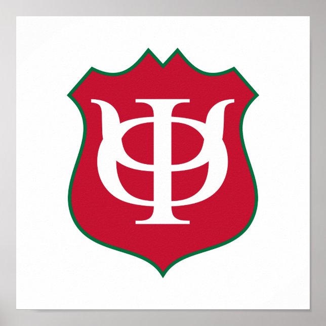 Phi Kappa Psi Fraternity Shield Logo Poster (Front)