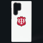 Phi Kappa Psi Fraternity Shield Logo Samsung Galaxy S22 Ultra Case<br><div class="desc">This product proudly showcases the official shield logo of Phi Kappa Psi Fraternity. The emblem features a classic shield shape, prominently displayed in a bold red with a distinct green outline. At its center, the Greek letters Phi (Φ) and Psi (Ψ) are elegantly intertwined in white, creating a strong and...</div>