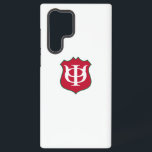 Phi Kappa Psi Fraternity Shield Logo Samsung Galaxy S22 Ultra Case<br><div class="desc">This product proudly showcases the official shield logo of Phi Kappa Psi Fraternity. The emblem features a classic shield shape, prominently displayed in a bold red with a distinct green outline. At its center, the Greek letters Phi (Φ) and Psi (Ψ) are elegantly intertwined in white, creating a strong and...</div>