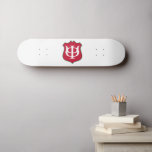 Phi Kappa Psi Fraternity Shield Logo Skateboard<br><div class="desc">This product proudly showcases the official shield logo of Phi Kappa Psi Fraternity. The emblem features a classic shield shape, prominently displayed in a bold red with a distinct green outline. At its center, the Greek letters Phi (Φ) and Psi (Ψ) are elegantly intertwined in white, creating a strong and...</div>
