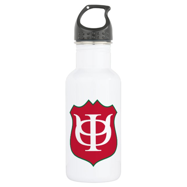 Phi Kappa Psi Fraternity Shield Logo Stainless Steel Water Bottle (Front)