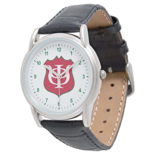 Phi Kappa Psi Fraternity Shield Logo Watch (Angled)