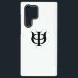 Phi Kappa Psi Greek Letters Black Logo Samsung Galaxy S22 Ultra Case<br><div class="desc">This product proudly showcases the iconic Greek letters of Phi Kappa Psi Fraternity, elegantly intertwined in a bold black. The stylized Phi (Φ) and Psi (Ψ) are presented in a powerful interlocking form, creating a strong and recognizable symbol of the fraternity's unity. This classic representation embodies the tradition, brotherhood, and...</div>